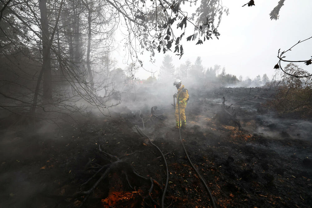 <p>Šumski požari zahvatili su Evropu ovog ljeta nakon uzastopnih snažnih toplotnih talasa, podstaknutih klimatskim promjenama, koji su pojačali sušu i ostavili vegetaciju izuzetno suvom i lako zapaljivom. Požari su ove godine u Evropi zahvatili 576.000 hektara, pokazali su podaci Evropskog informacionog sistema za šumske požare (EFFIS) &ndash; površinu dvostruko veću od Luksemburga</p>