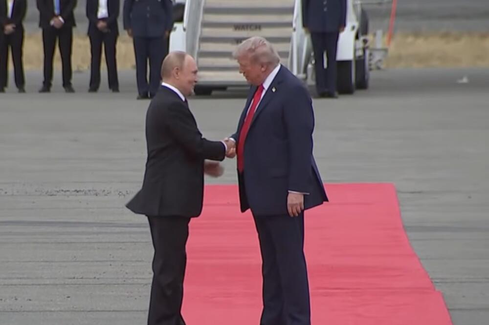 Putin i Tramp na Aljasci, Foto: Screenshot/TV Vijesti