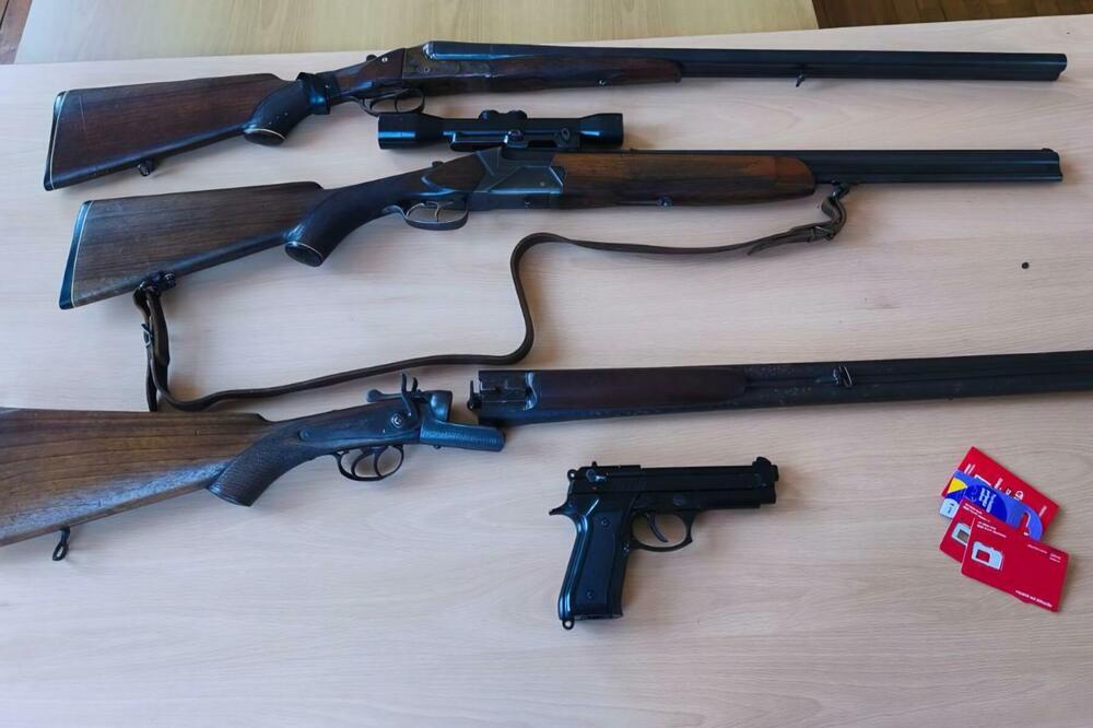 Oduzeto oružje, Foto: Uprava policije