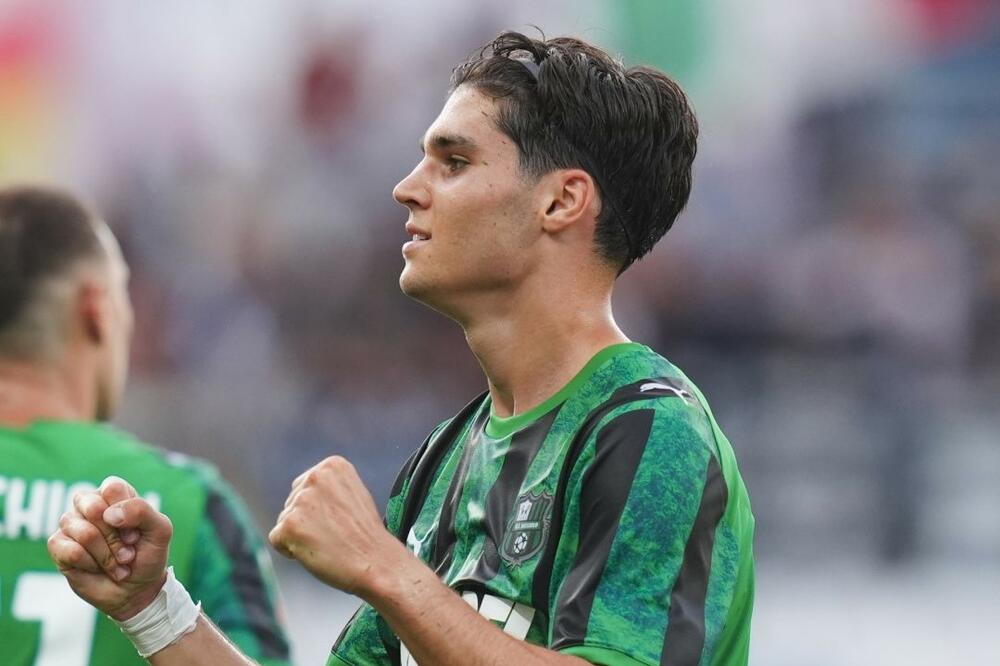 Adžić nakon pogotka protiv Ćezene, Foto: X/Lega Serie A