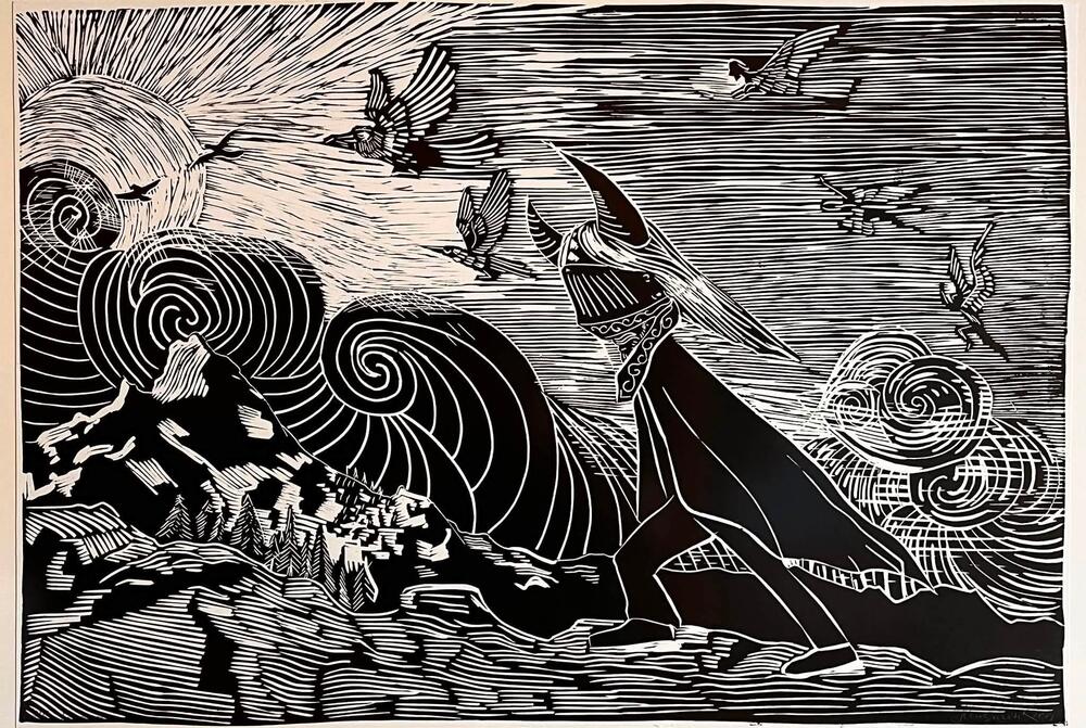 Jedan od radova Aleksandra Radevića