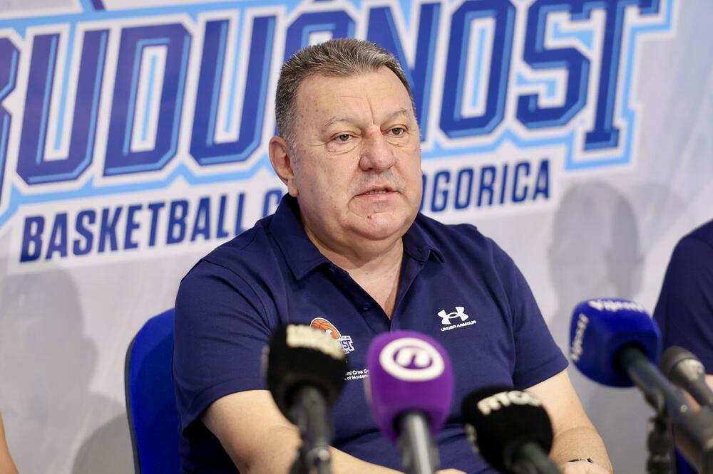 Dragan Bokan na pres konferenciji, Foto: Budućnost Voli/Filip Roganović