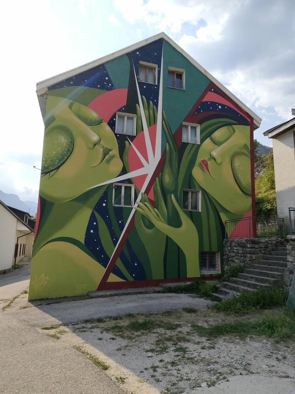 Mural Susret u ogledalu