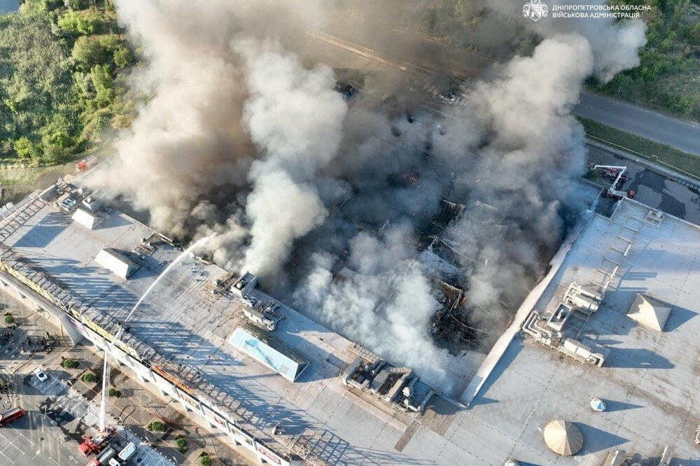 Detalj iz Krivog Roga nakon napada, Foto: Reuters