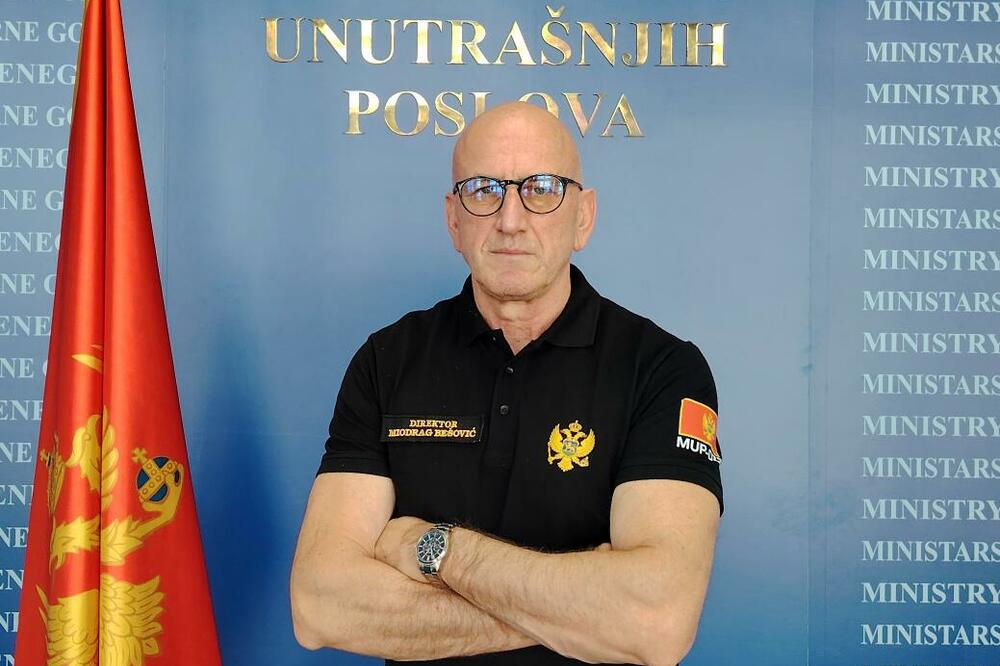 Miodrag Bešović, Foto: MUP Crne Gore