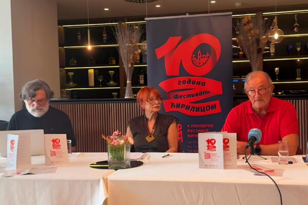 Festival "Ćirilicom" u Budvi od 24. avgusta do 15. septembra