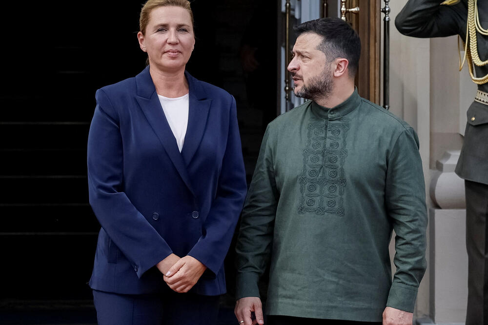 Mete Frederiksen i Volodimir Zelenski, Foto: REUTERS