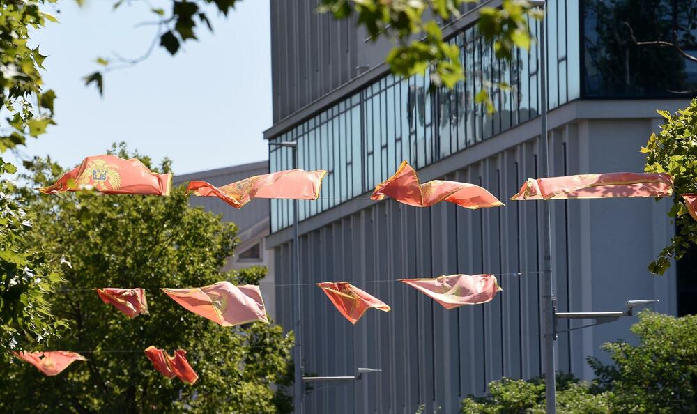 <p>Zastave postavljene uoči Dana nezavisnosti ostaju na stubovima javne rasvjete gotovo dva mjeseca, na udaru sunca, vjetra i kiše</p>  <p>Ove godine za nabavku oko 3.500 komada potrošeno blizu 10.000 eura Sagovornici &ldquo;Vijesti&rdquo; smatraju da treba racionalnije upravljati javnom imovinom</p>