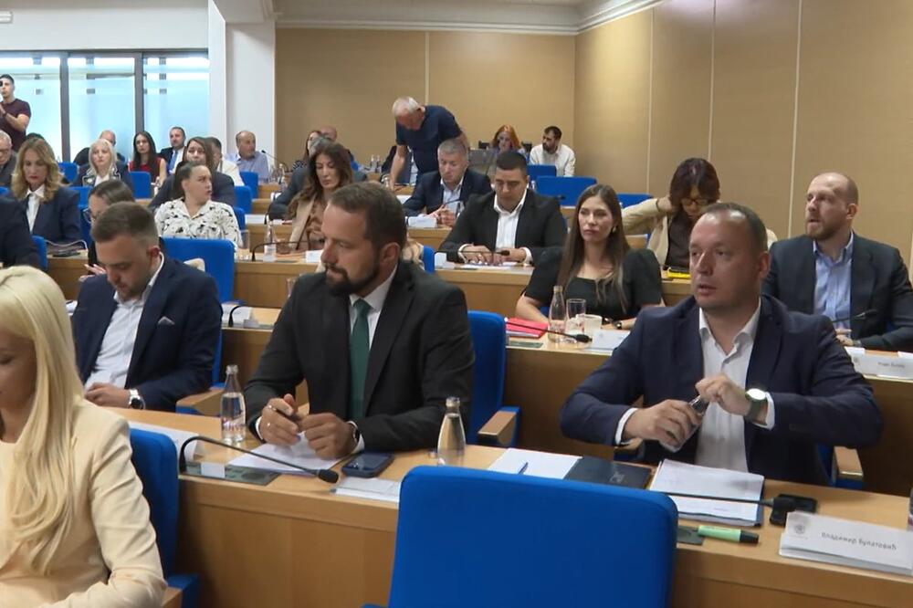 Odbornici DNP-a u Skupštini Glavnog grada, Foto: Screenshot/TV Vijesti