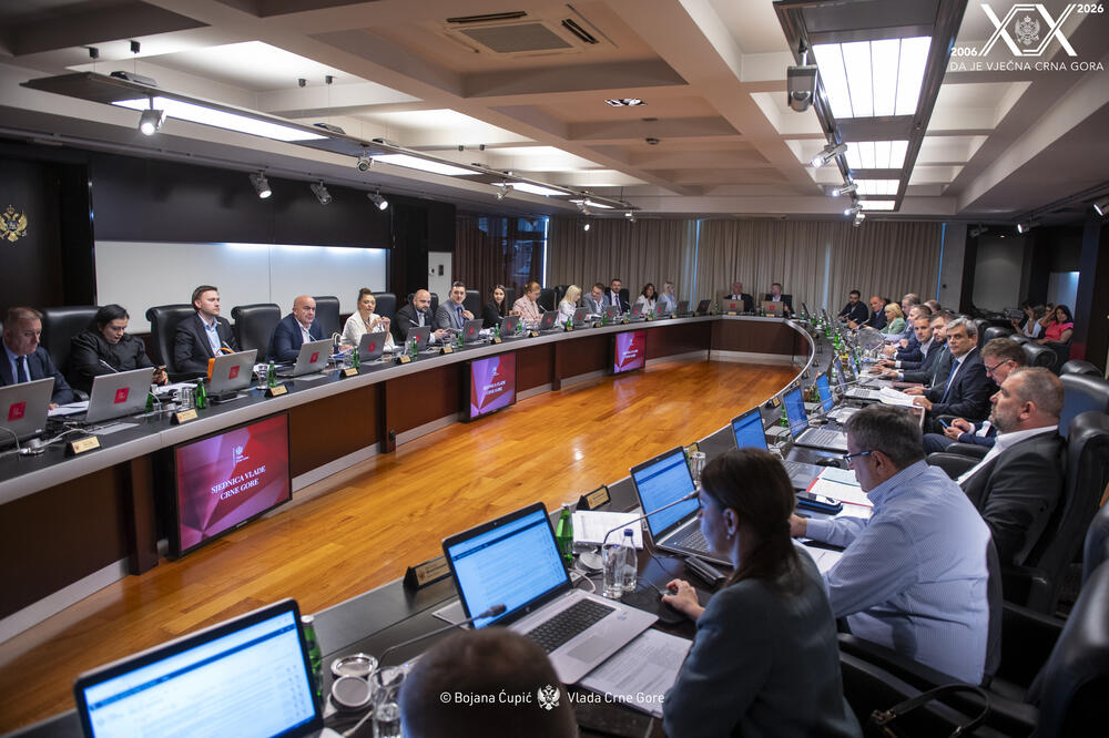 Svako malo svađe između članova ili konstituenata Spajićevog kabineta: detalj sa sjednice Vlade, Foto: Bojana Ćupić/Vlada Crne Gore