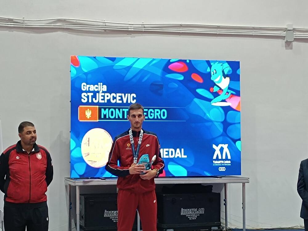 <p>Tivćanin donio prvo odličje Crnoj Gori na MI 2026. godine</p>