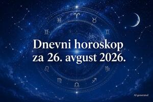 Dnevni horoskop za srijedu, 26. avgust 2026.