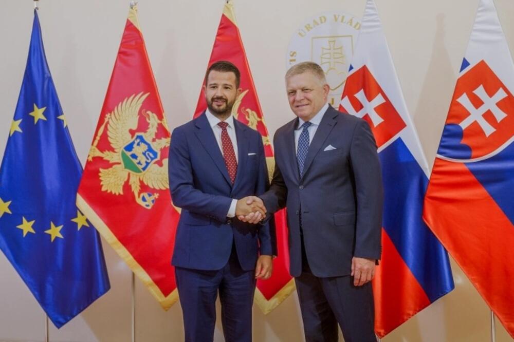 Milatović i Fico, Foto: Kabinet predsjednika Crne Gore