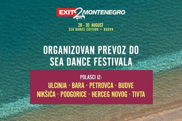 Organizovan prevoz za Sea Dance festival
