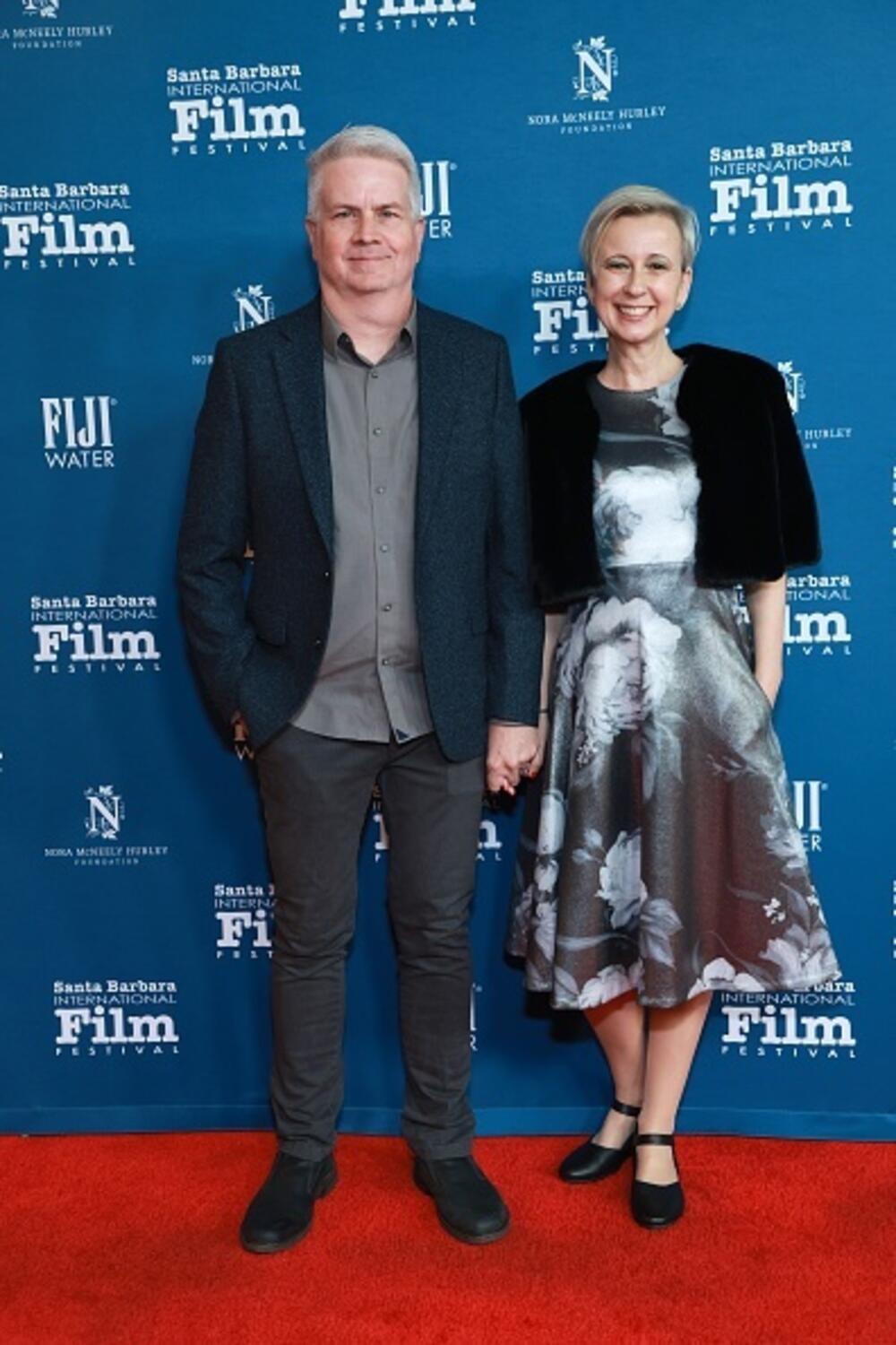 Sa 41. Internacionalnog filmskog festivala Santa  Barbara u Kaliforniji: Douglas Oppedahl i Ivana Todorović 