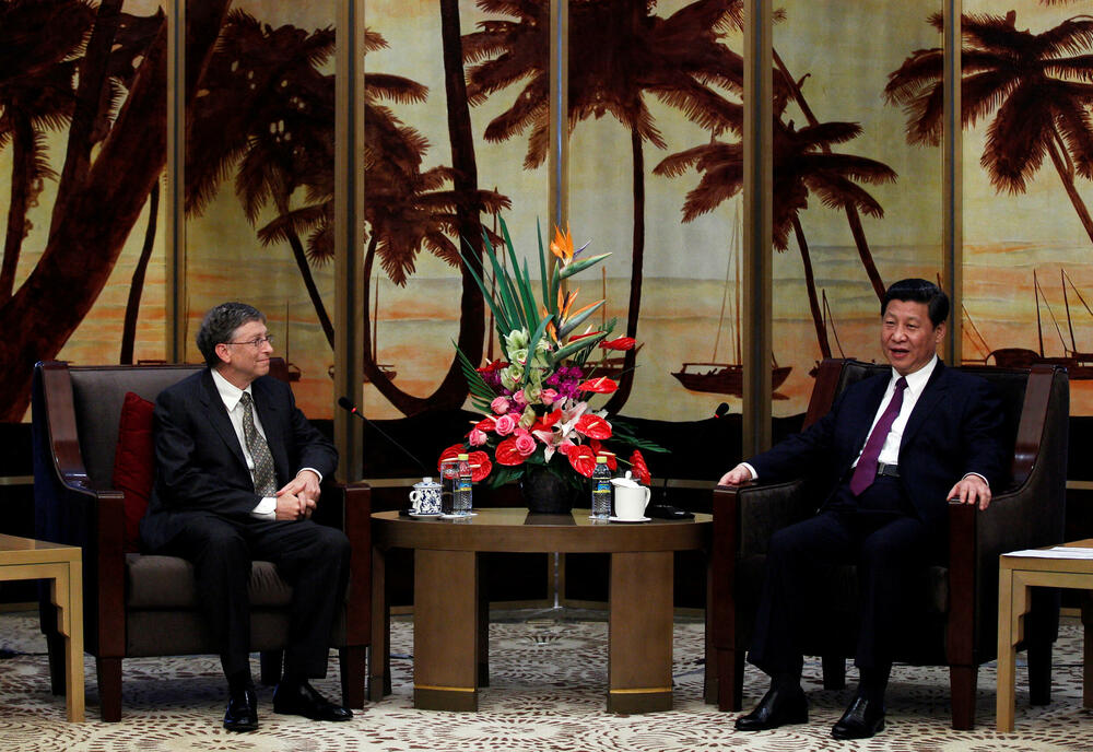 Bil Gejts i Si Đinping u Pekingu 2013.