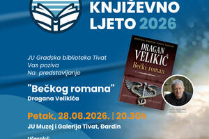 Dragan Velikić i "Bečki roman" sjutra na Tivatskom književnom ljetu