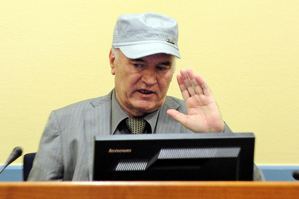 Mladić u Haškom tribunalu, Foto: Reuters