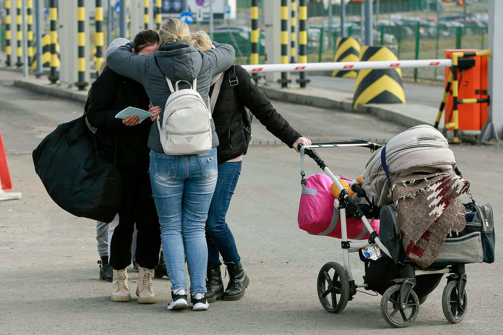 Granični prelaz Medika u Poljskoj 27. februra 2022.