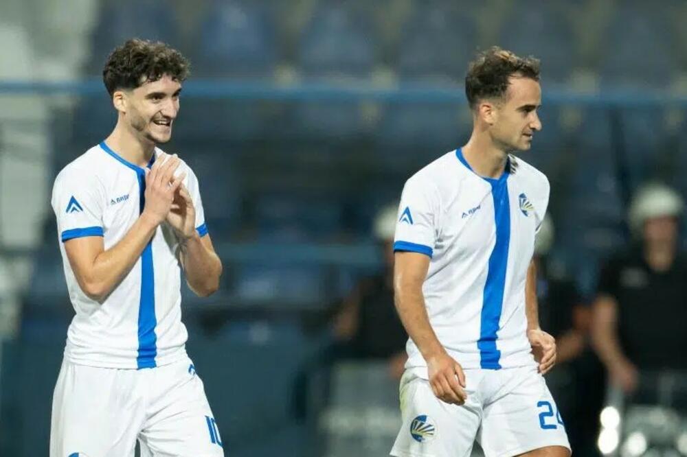 Tošković (het-trik) i Čavor (dvije asistencije i gol), Foto: FSCG