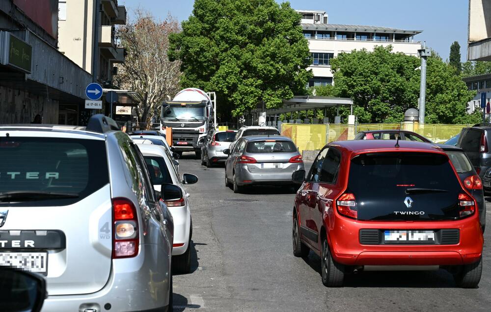 gužve u centru Podgorice