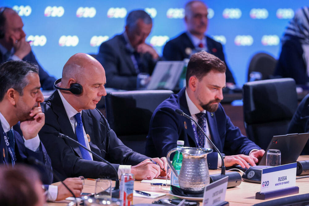 Ministar finansija Rusije Anton Siluanov i predstavnici Centralne banke Rusije