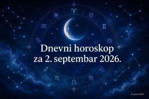 Dnevni horoskop za srijedu, 2. septembar 2026.