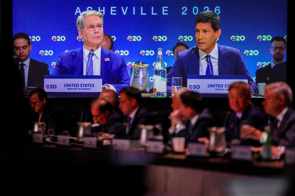 Besent i predsjednik Federalnih rezervi Kevin Vorš tokom sastanka G20