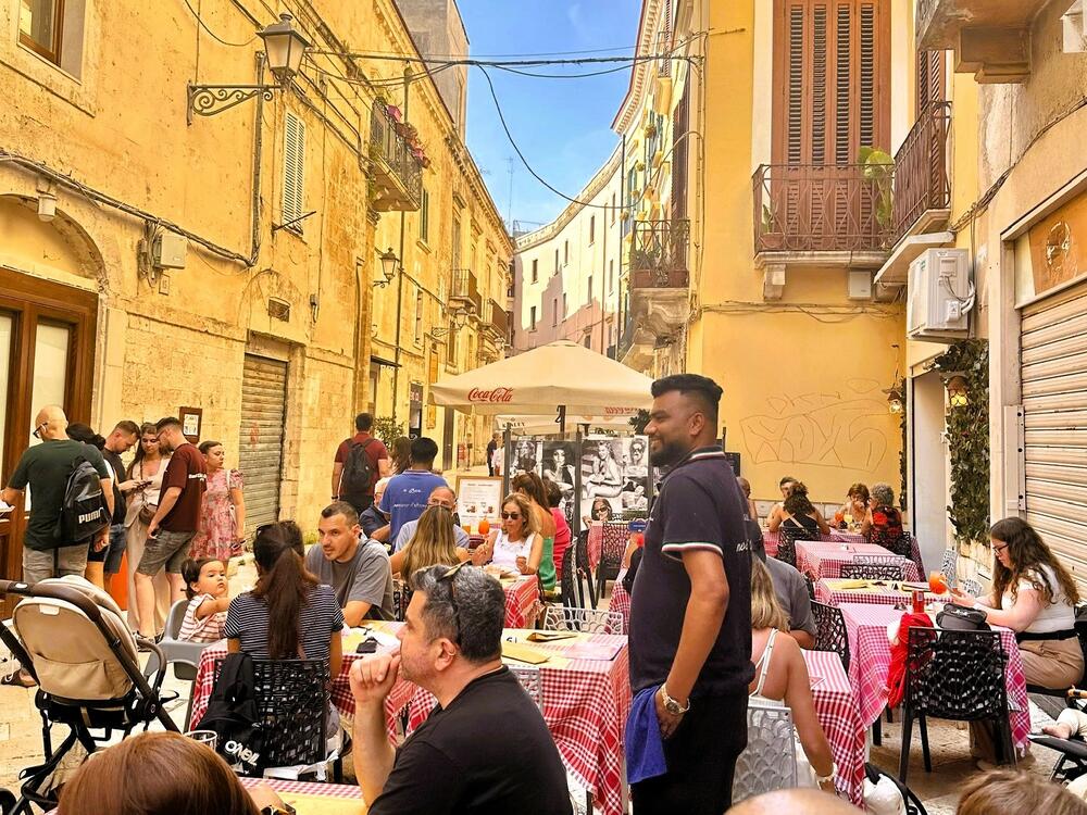Bašta tratorije u Bariju