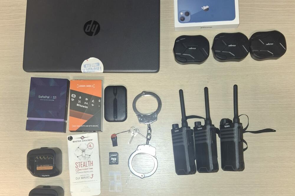Oduzeti predmeti, Foto: Uprava policije