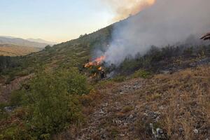 MUP: Više aktivnih požara širom Crne Gore, u gašenju angažovani...