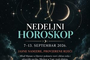 Nedjeljni horoskop 7&ndash;13. septembar 2026.