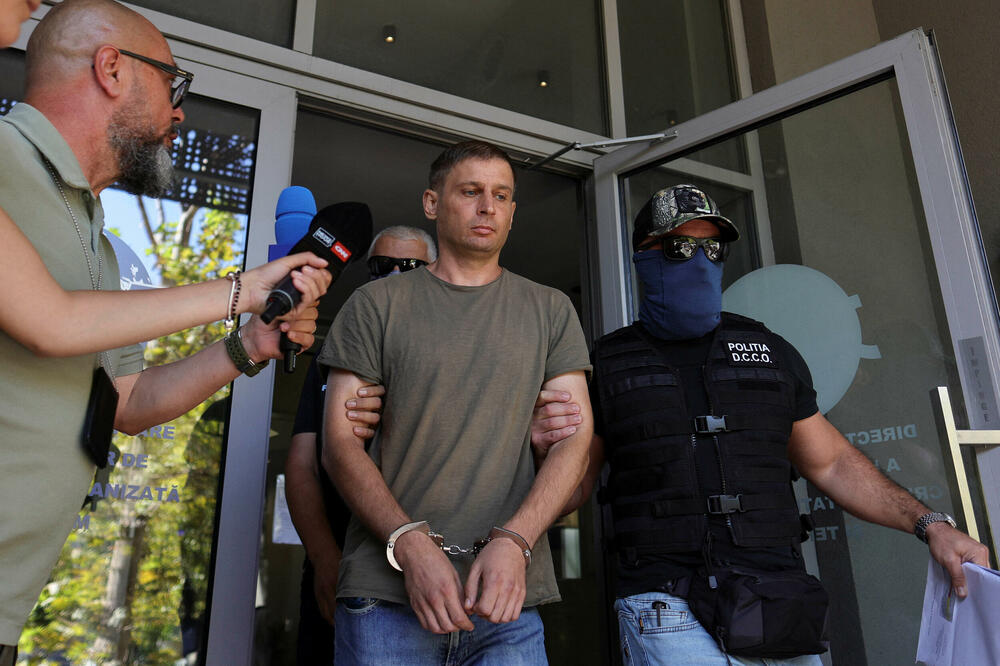 Ruski državljanin, osumnjičen za umiješanost u sabotaži koju je Rusija navodno koordinisala na teritoriji Rumunije, Foto: REUTERS