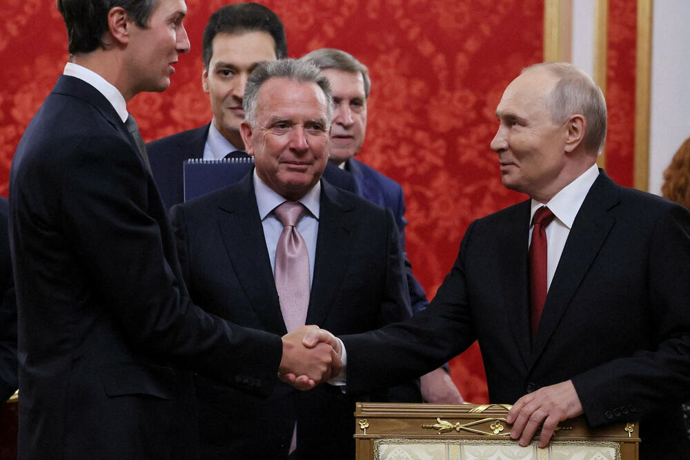 Kušner i Vitkof sa Putinom 5. septembra, Foto: Reuters