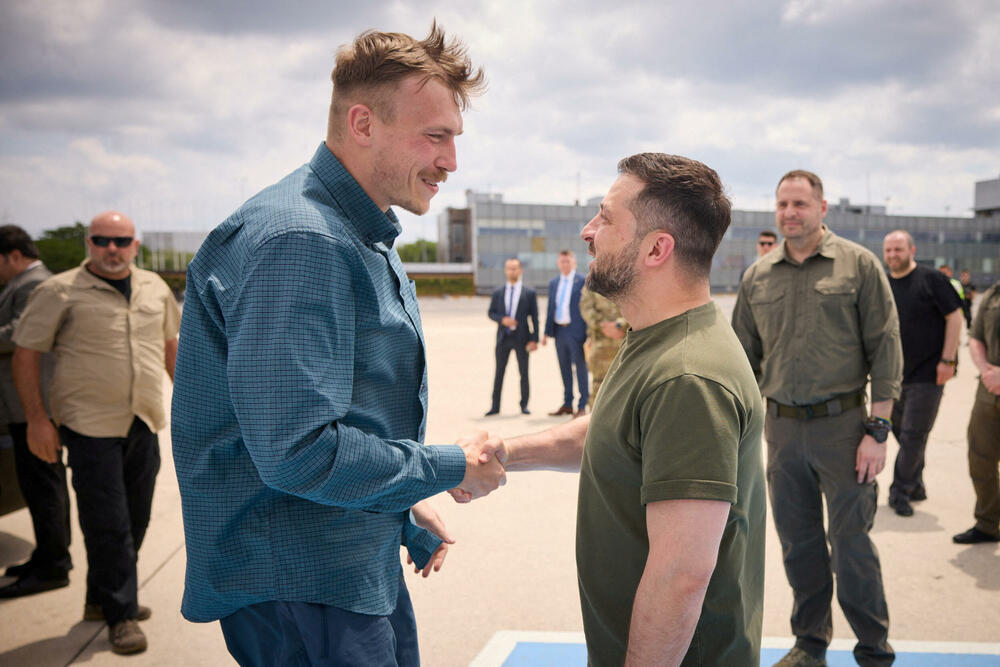 Zelenski sa Prokopenkom u julu 2023.