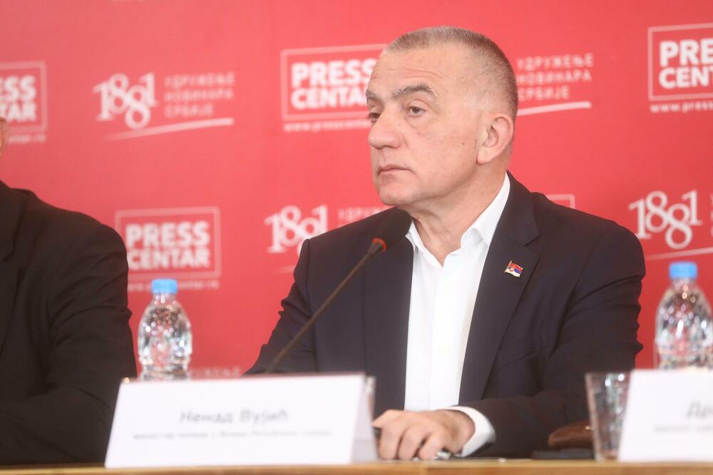 Ministar pravde Srbije Nenad Vujić, Foto: Beta/AP