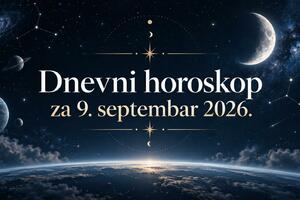 Dnevni horoskop za srijedu, 9. septembar 2026.