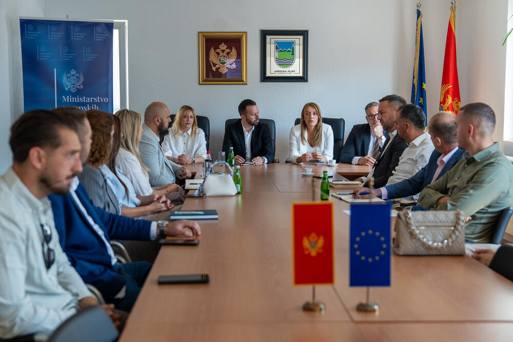 Predavanje u Opštini Plav, Foto: Ministarstvo evropskih poslova