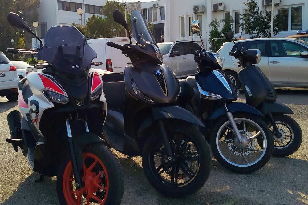 Oduzeti motocikli, Foto: Uprava policije