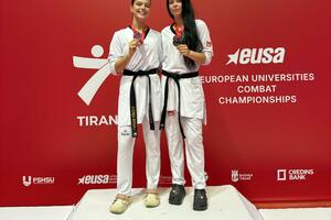 Sestre Berišaj se sa medaljama vraćaju sa Evropskog...