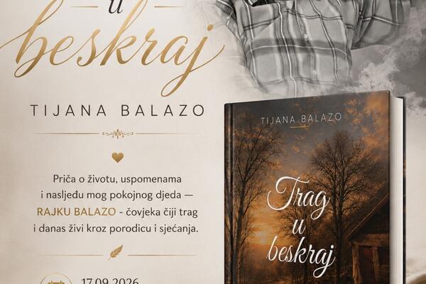 Knjiga &bdquo;Trag u beskraj&rdquo; o Rajku Balazu