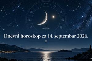 Dnevni horoskop za ponedjeljak, 14. septembar 2026.