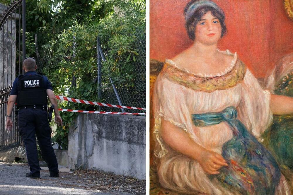 U najnovijoj provali, u Renoarov muzej na jugu Francuske, lopovi su presekli ogradu električnim nožem i testerom za metal, Foto: Reuters/Museum Renoir