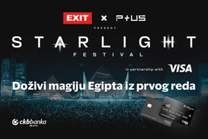 Karticom do Kaira: CKB i Visa te vode na EXIT Starlight Festival
