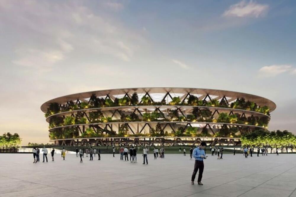 Maketa stadiona u Surčinu, Foto: Nacionalni stadion u Surčinu