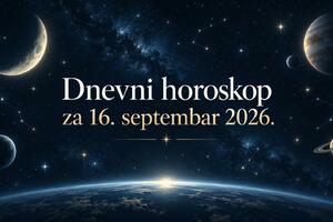 Dnevni horoskop za srijedu, 16. septembar 2026.