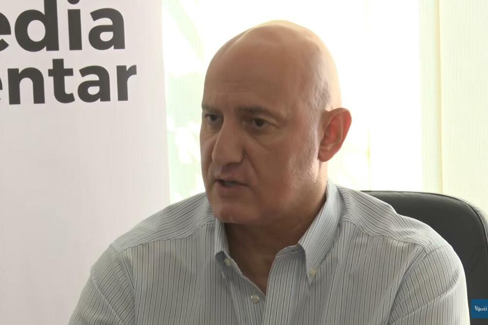 Direktor media centra Goran Đurović, Foto: TV Vijesti
