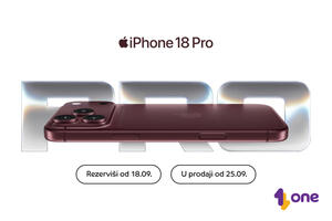 Novi iPhone 18 Pro i iPhone 18 Pro Max stižu u One: rezervacije...