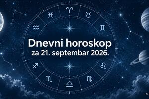 Dnevni horoskop za ponedjeljak, 21. septembar 2026.
