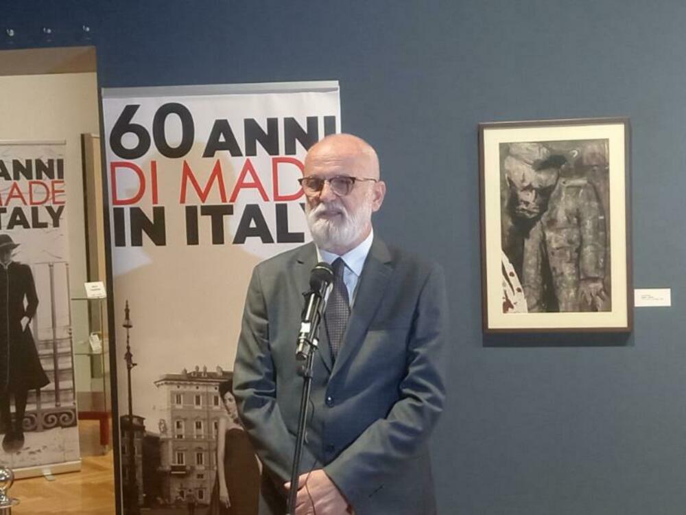 Radović na jednoj od izložbi u JU Muzeji i galerije Podgorice